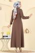 الفستان بيج غامق 2746SL432-MS - Thumbnail