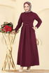 Dress 2749SL432-MS Burgundy - Thumbnail