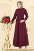 Dress 2749SL432-MS Burgundy - Thumbnail