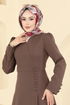 الفستان بيج غامق 2754SL432-MS - Thumbnail