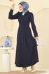 Dress 2754SL432-MS Navy Blue - Thumbnail