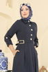 Dress 2770SL432-MS Navy Blue - Thumbnail