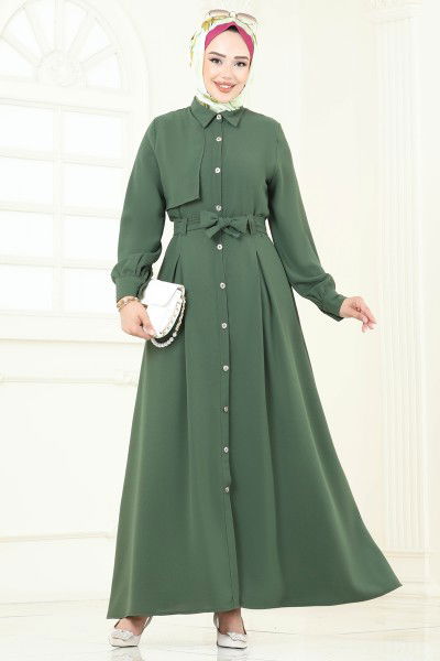 A.S.N. - Dress 283ASN888-MS Khaki