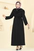 الفستان أسود 3057KTR750-MS - Thumbnail