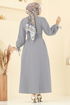 الفستان رمادي 3060KTR750-MS - Thumbnail