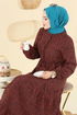الفستان عسلي 3064KTR750-MS - Thumbnail