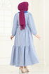 الفستان ازرق 3068HBS856-MS - Thumbnail