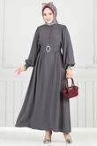 H.B.S. - Dress 3071HBS856-MS Anthracite