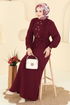 Dress 309ASN888-MS Burgundy - Thumbnail