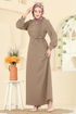 الفستان بيج 309ASN888-MS - Thumbnail