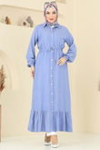 H.B.S. - Dress 309HBS856-MS Light Denim
