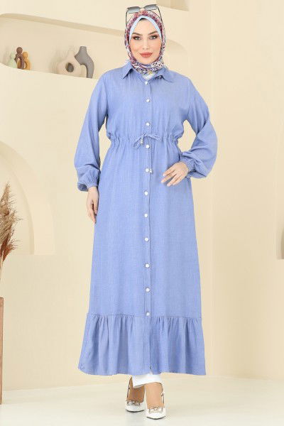 H.B.S. - Dress 309HBS856-MS Light Denim