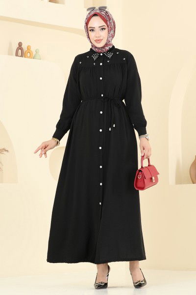 H.B.S. - Dress 3141HBS856-MS Black