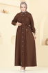Dress 3141HBS856-MS Brown - Thumbnail