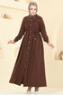 Dress 3141HBS856-MS Brown - Thumbnail