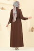 الفستان بني 3141HBS856-MS - Thumbnail
