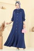 Dress 3315UZ662-MS Light Navy Blue - Thumbnail