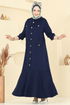 Dress 3315UZ662-MS Navy Blue - Thumbnail