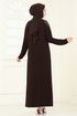 Dress 3402UZ662-MS Brown - Thumbnail