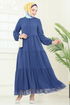 Dress 380DVL817-MS Indigo - Thumbnail