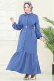 D.V.L. - Dress 382DVL817-MS Indigo