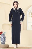 K.L.B. - Dress 4020KLB1050-MS Dark Navy Blue