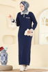 Dress 4020KLB1050-MS Navy Blue - Thumbnail