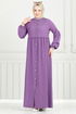 Dress 405DVL817-MS Dark Lilac - Thumbnail