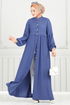 الفستان ازرق 405DVL817-MS - Thumbnail