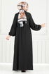 Dress 406DVL897-M Black - Thumbnail