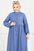 الفستان ازرق 406DVL897-M - Thumbnail