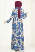 Dress 4084ZNN863-MS Indigo - Thumbnail