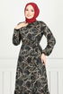 Dress 4086PM1063-M Black - Thumbnail
