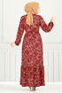 Dress 4086PM1063-M Red - Thumbnail