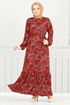 Dress 4086PM1063-M Red - Thumbnail