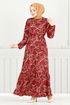 Dress 4086PM1063-M Red - Thumbnail
