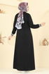 الفستان أسود 4108PM271-MS - Thumbnail
