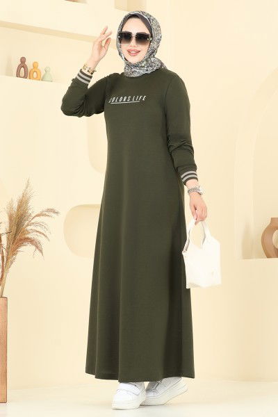 P.R.M. - Dress 4108PM271-MS Khaki