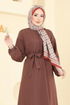 Dress 4110PM271-MS Brown - Thumbnail