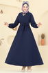 Dress 4116PM271-MS Navy Blue - Thumbnail