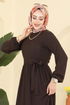 Dress 4120PM271-MS Brown - Thumbnail