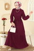 Dress 4120PM271-MS Burgundy - Thumbnail