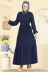 Dress 4120PM271-MS Navy Blue - Thumbnail