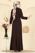Dress 4121PM271-MS Brown - Thumbnail