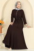 Dress 4121PM271-MS Brown - Thumbnail