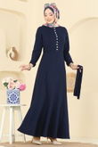 P.R.M. - Dress 4121PM271-MS Navy Blue