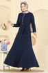 Dress 4121PM271-MS Navy Blue - Thumbnail