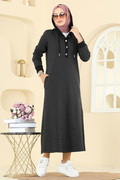 P.R.M. - Dress 4135PM271-MS Anthracite