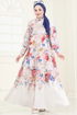 Dress 4233JNF844-MS Ecru - Thumbnail
