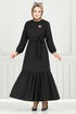 الفستان أسود 423DVL897-M - Thumbnail